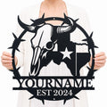 Custom Texas Metal Sign