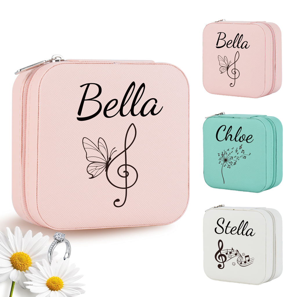 Personalized Musical Symbol Jewelry Box