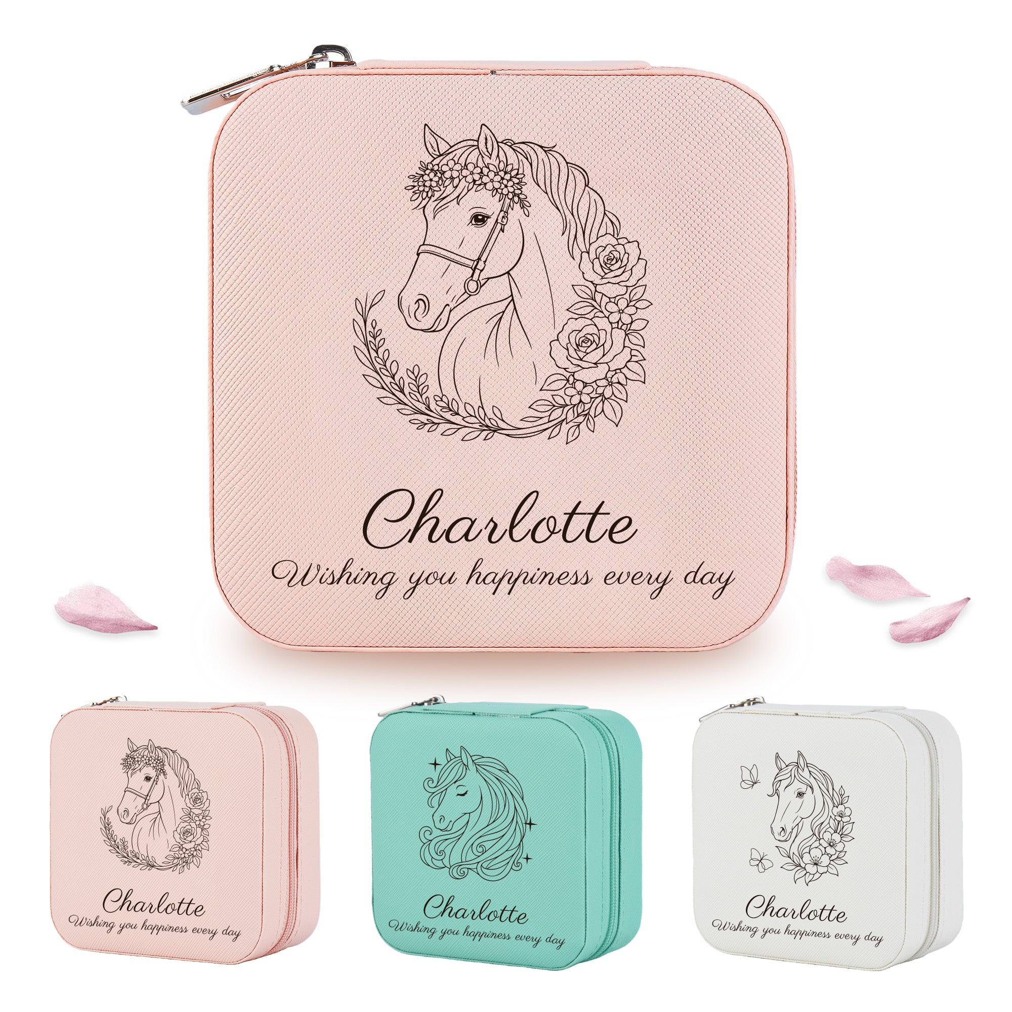 Personalized Horse Jewelry Box
