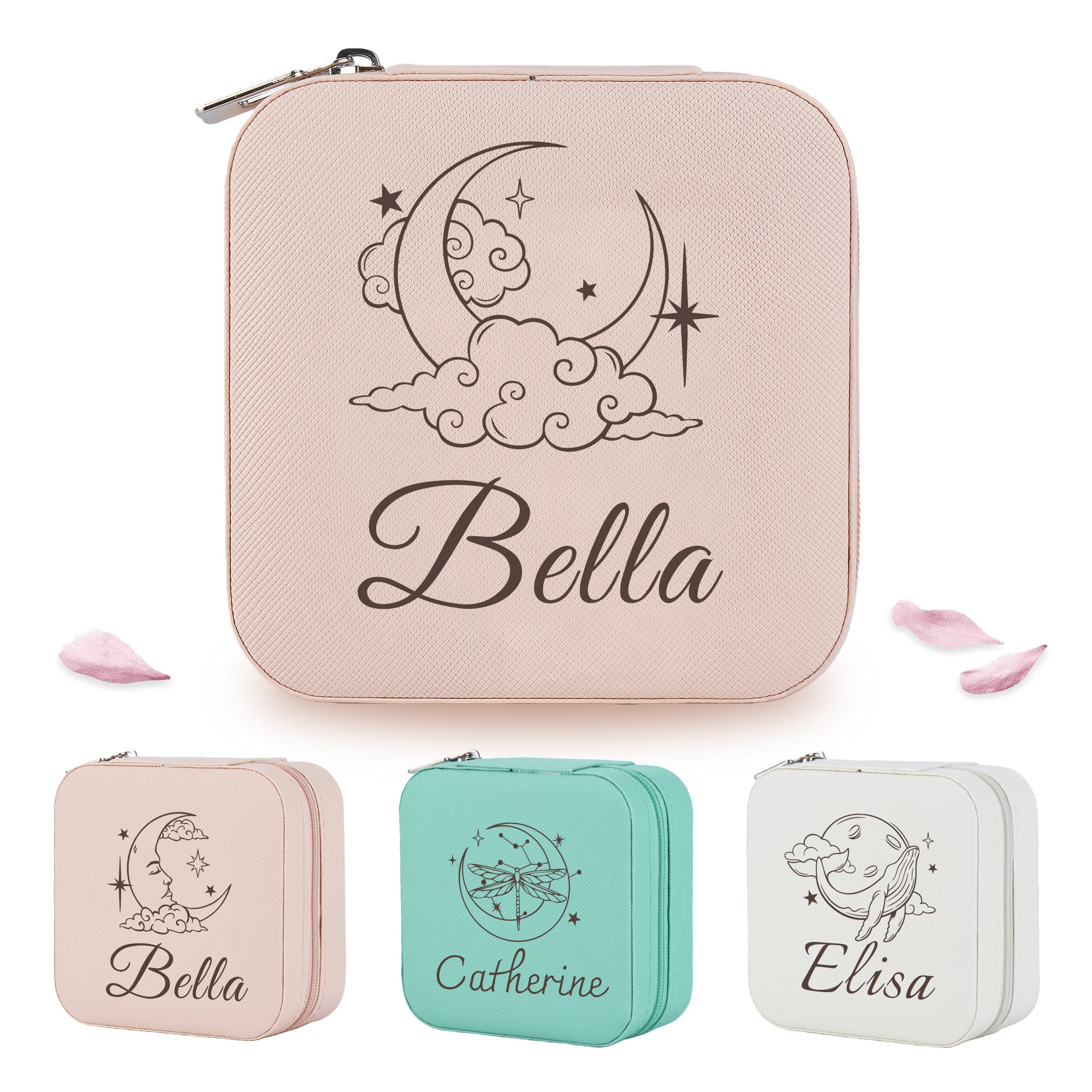Personalized Moon Jewelry Box