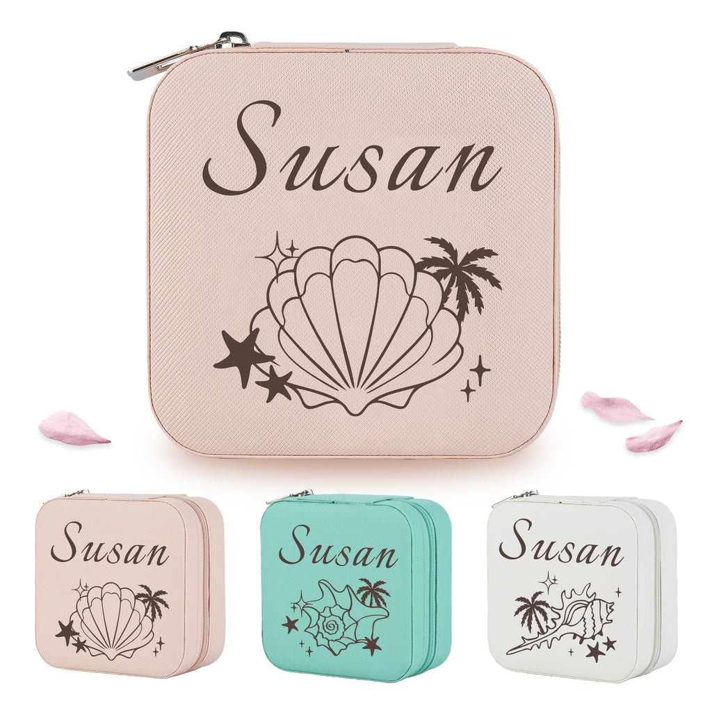 Personalized Ocean Shell Jewelry Box