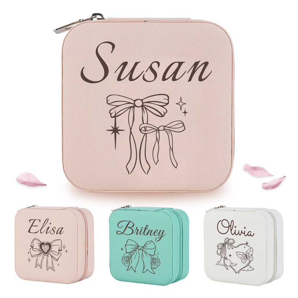 Personalized Bow Tie Jewelry Box