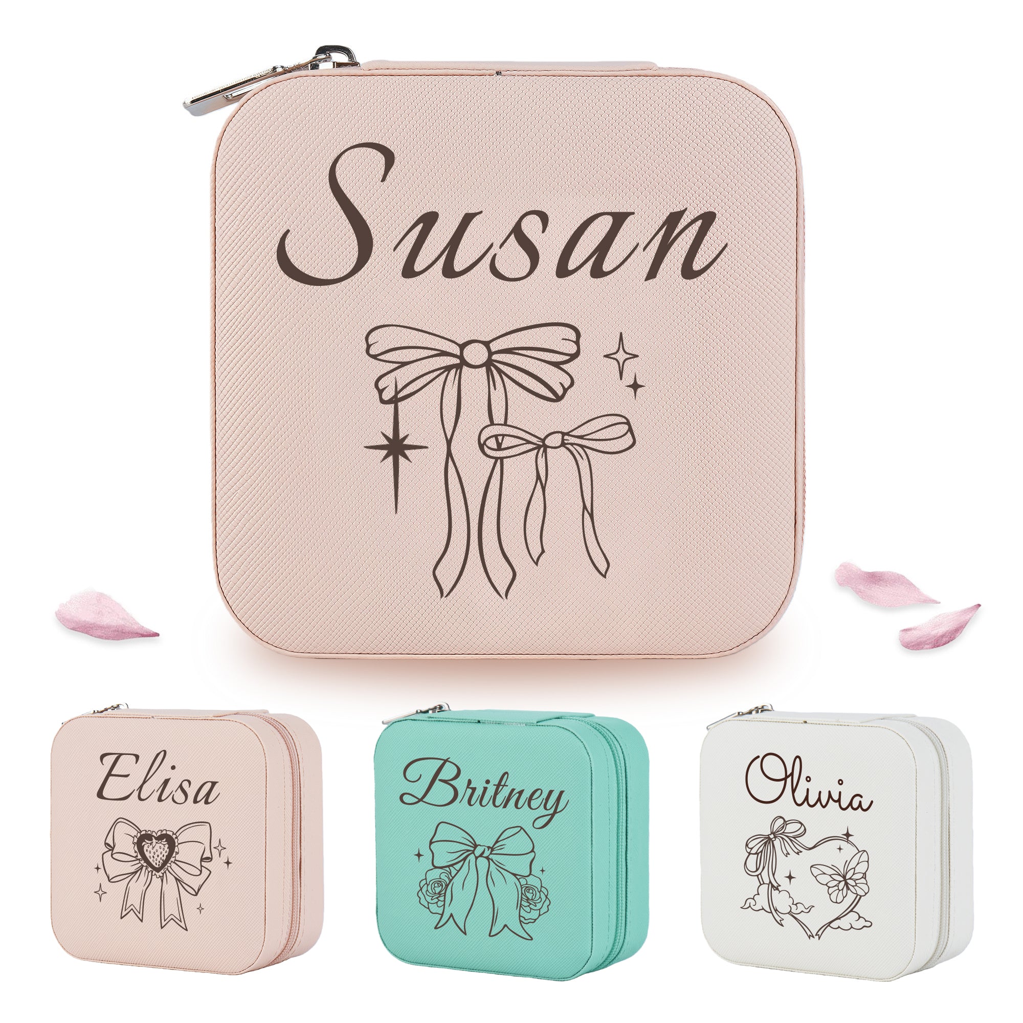 Personalized Bow Tie Jewelry Box