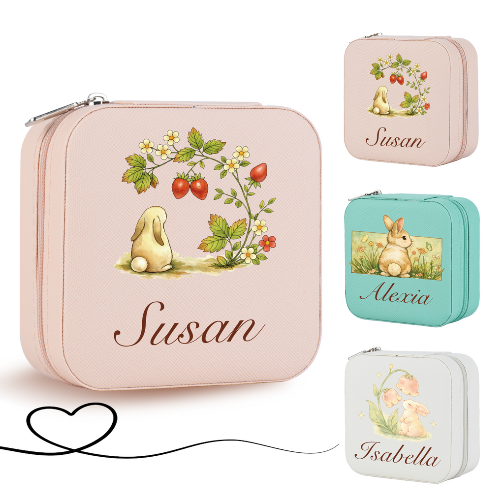 Personalized Bunny Jewelry Box for Her