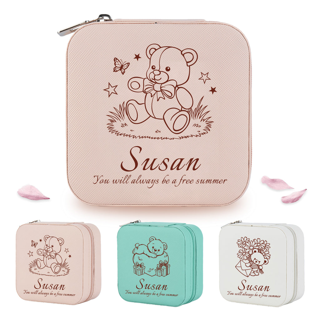 Personalized Teddy Bear Jewelry Box