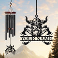 Personalized Viking Warrior Wind Chime
