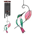 Hummingbird Pink Flower Wind Chime – Style Wind 367