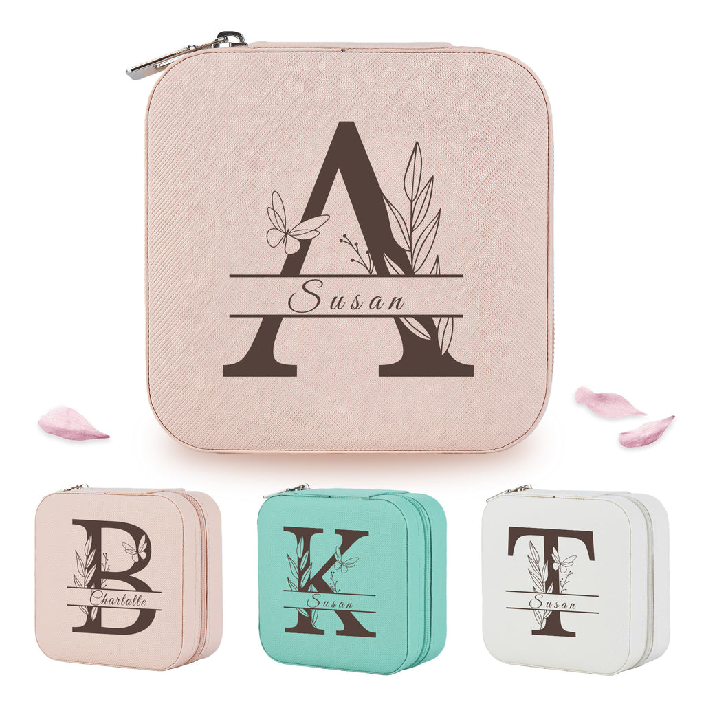 Personalized Initial Jewelry Box