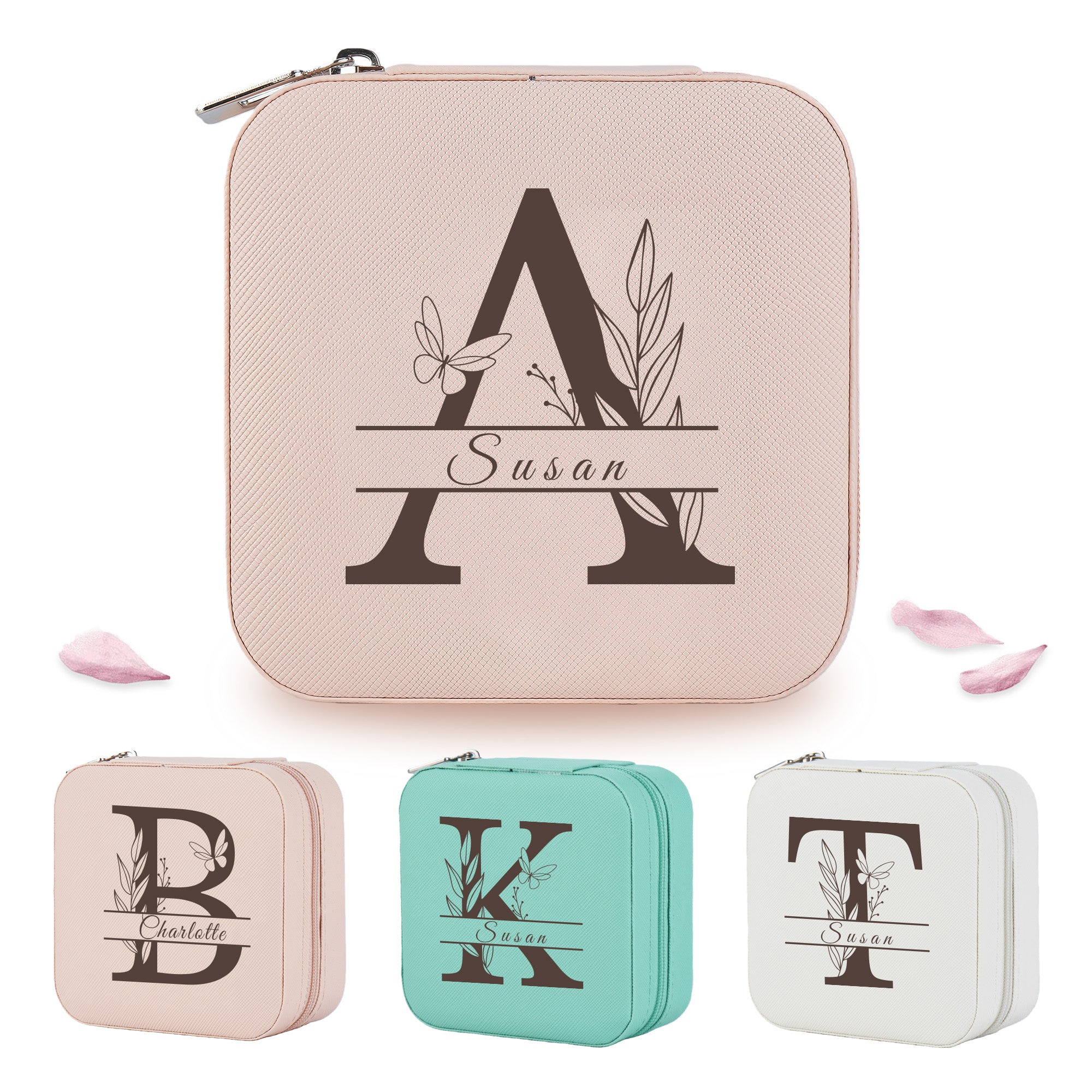 Personalized Initial Jewelry Box