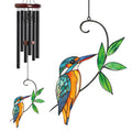 Colorful Kingfisher Bird Leaf Wind Chime – Style Wind 371