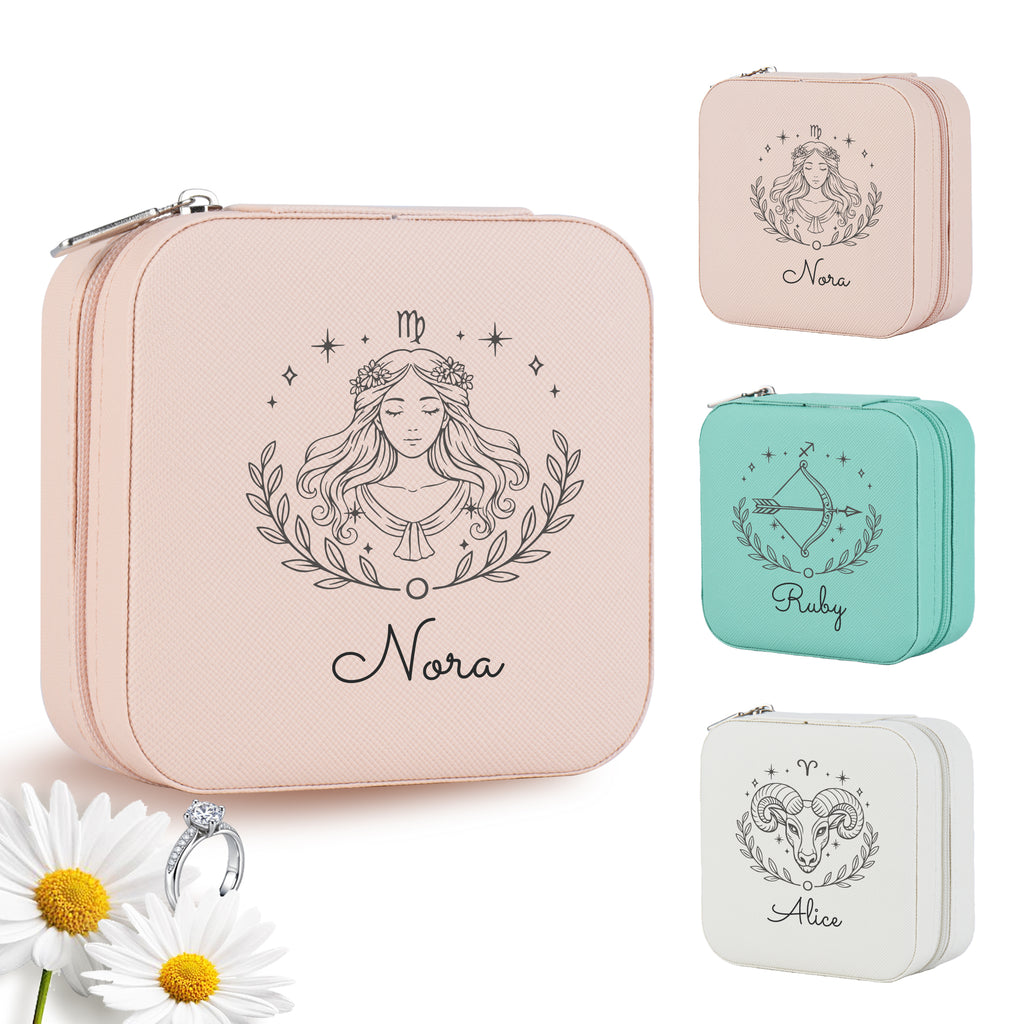 Personalized Zodiac Jewelry Box