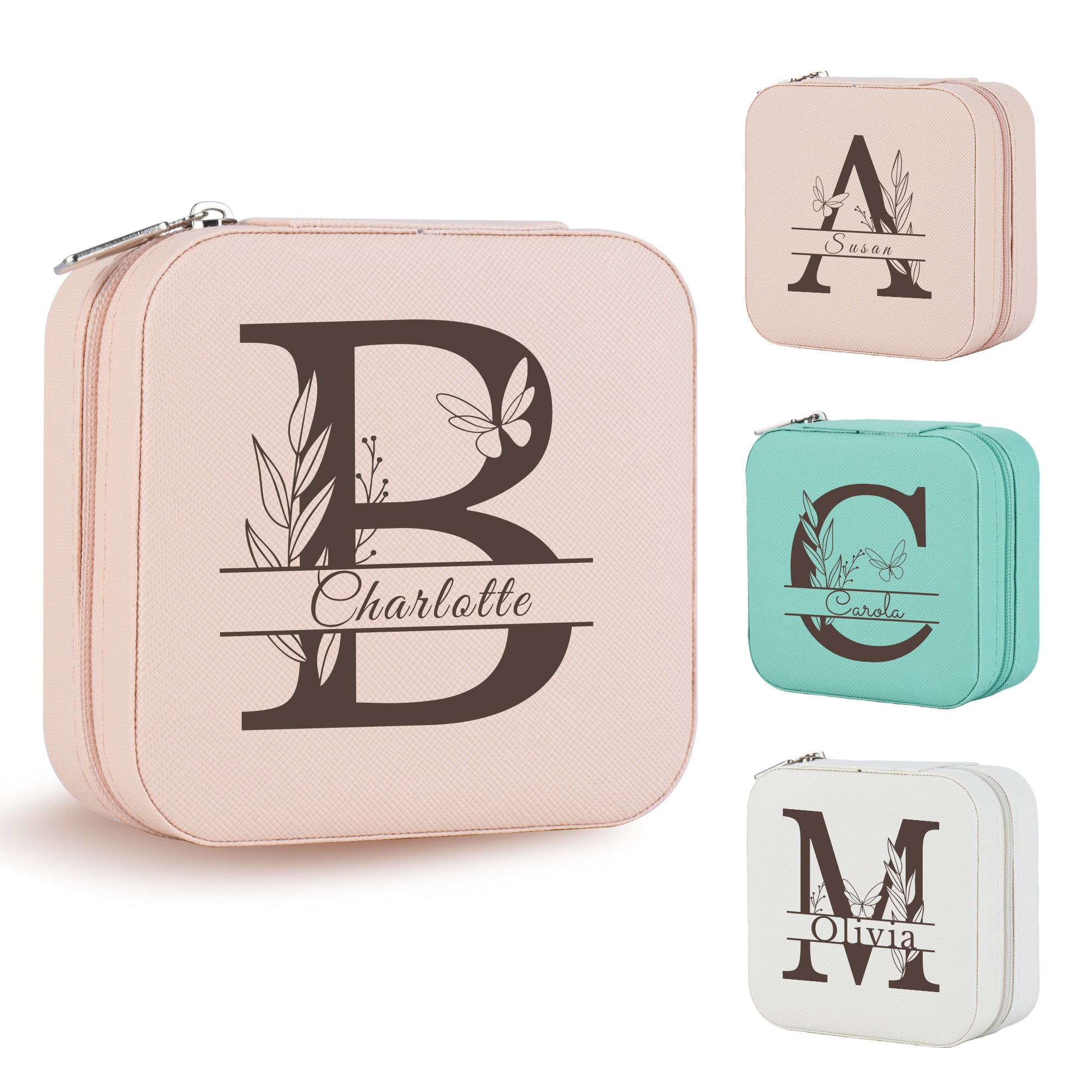 Personalized Initial Jewelry Box