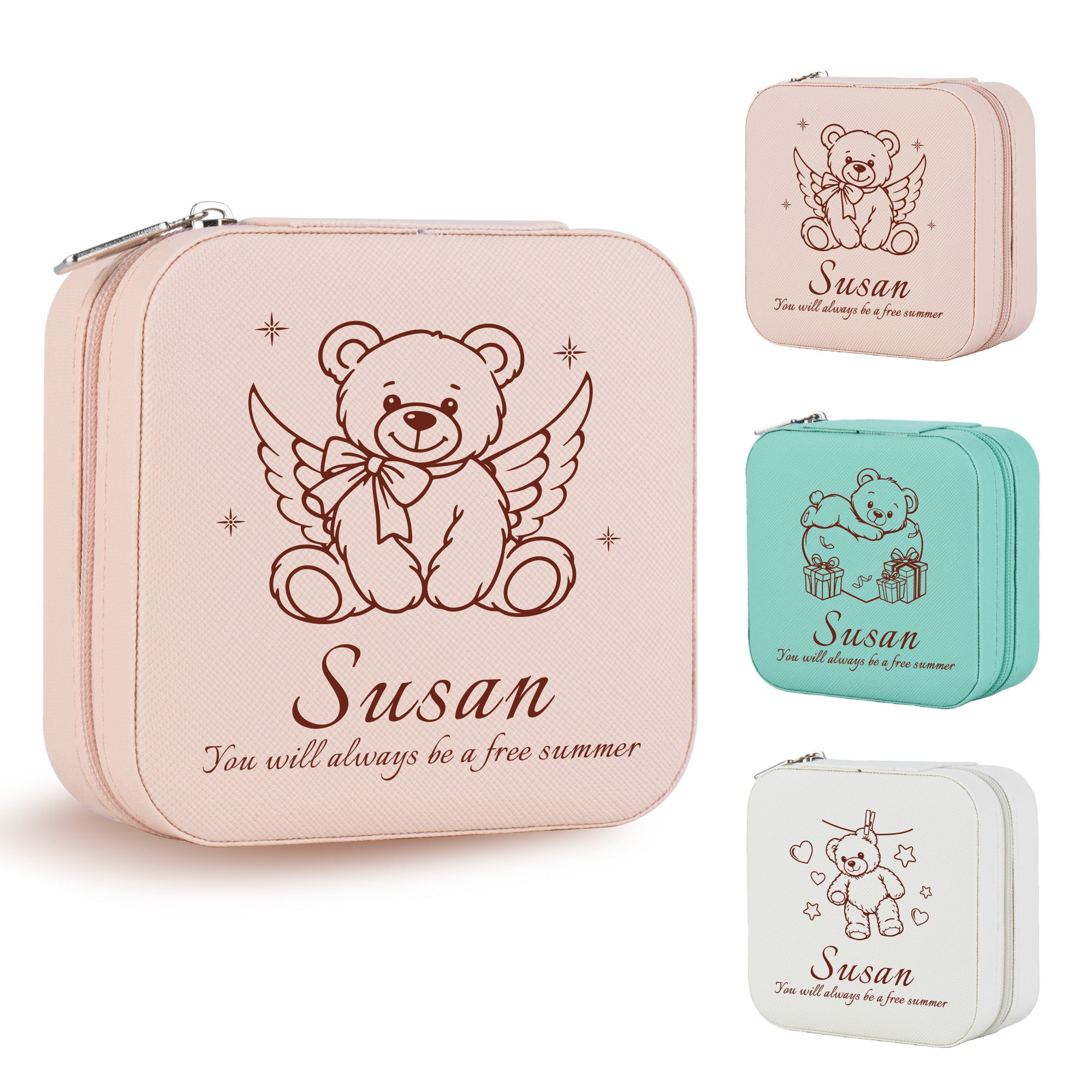 Personalized Teddy Bear Jewelry Box