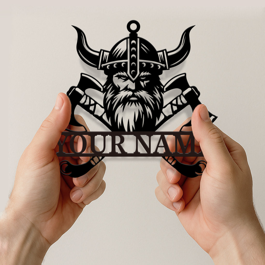 Personalized Viking Warrior Wind Chime
