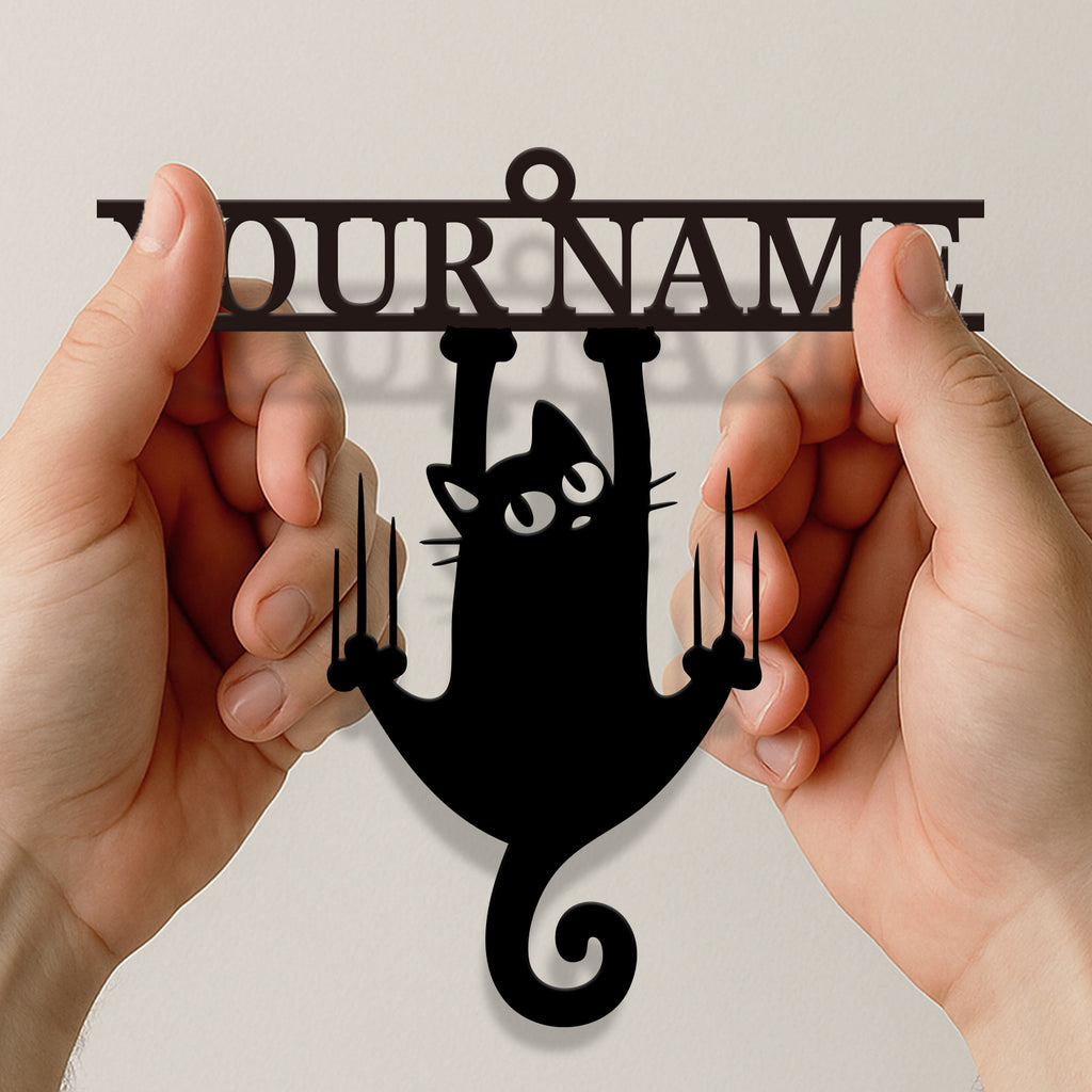 Personalized Hanging Cat Wind Chime