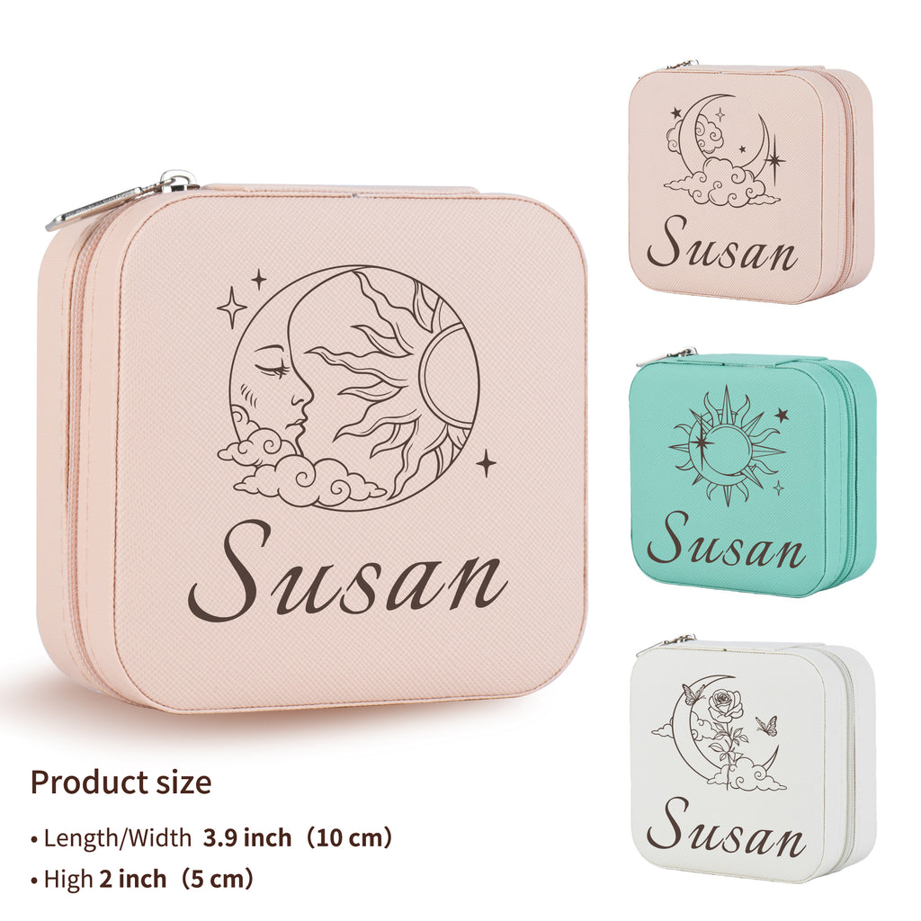 Personalized Moon Jewelry Box