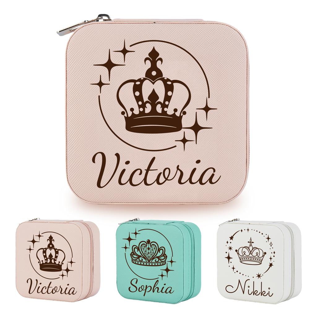 Personalized Crown Jewelry Box
