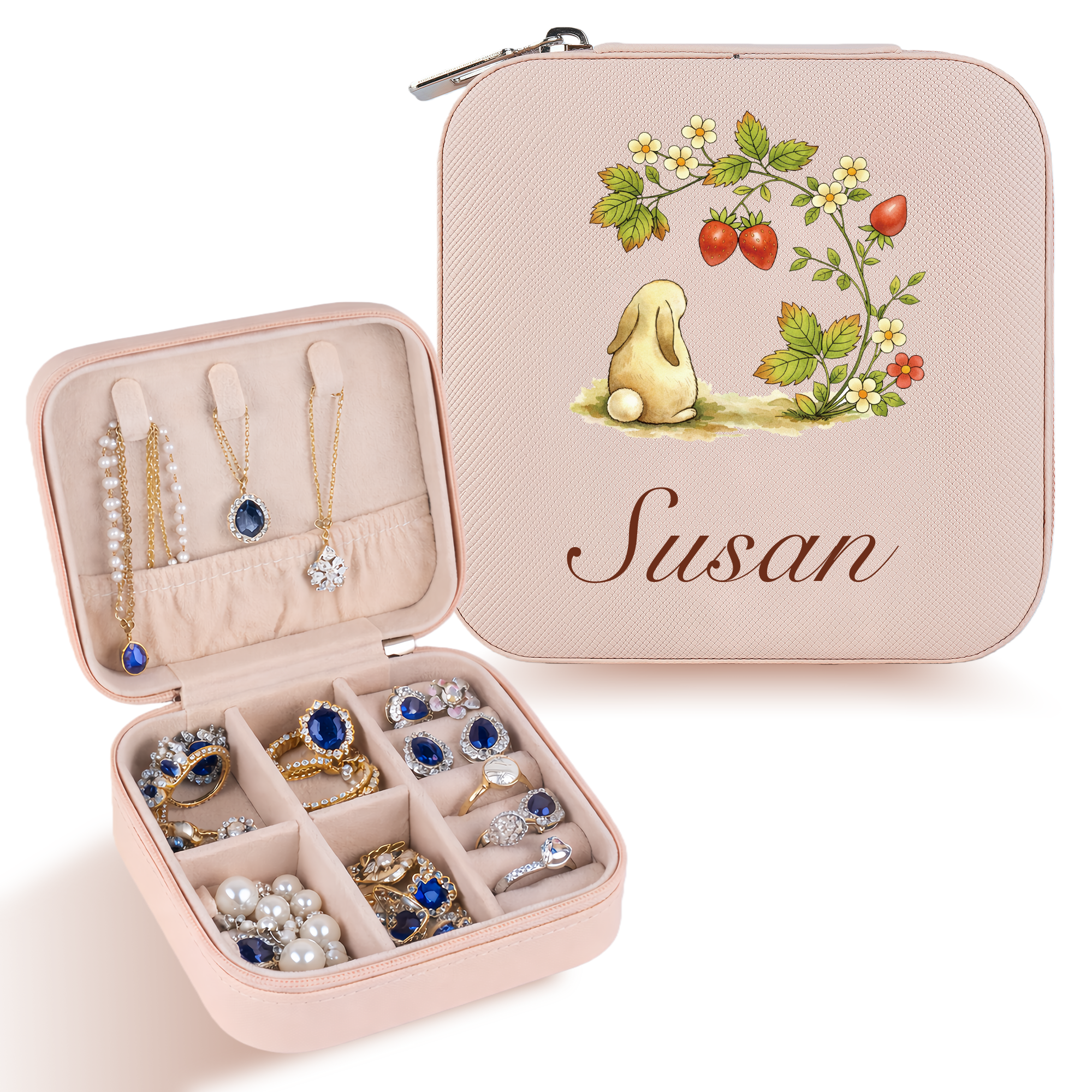 Personalized Bunny Jewelry Box for Her