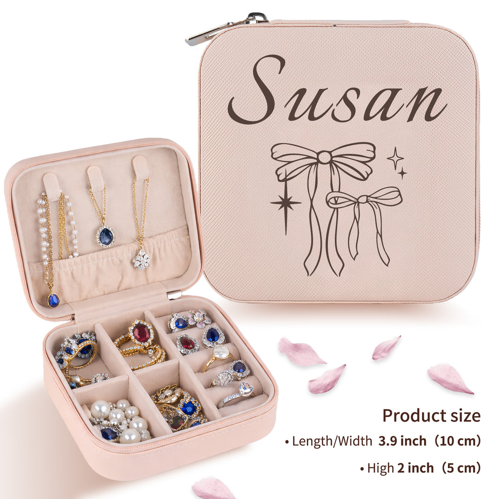 Personalized Bow Tie Jewelry Box