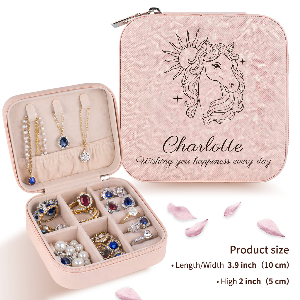 Personalized Horse Jewelry Box