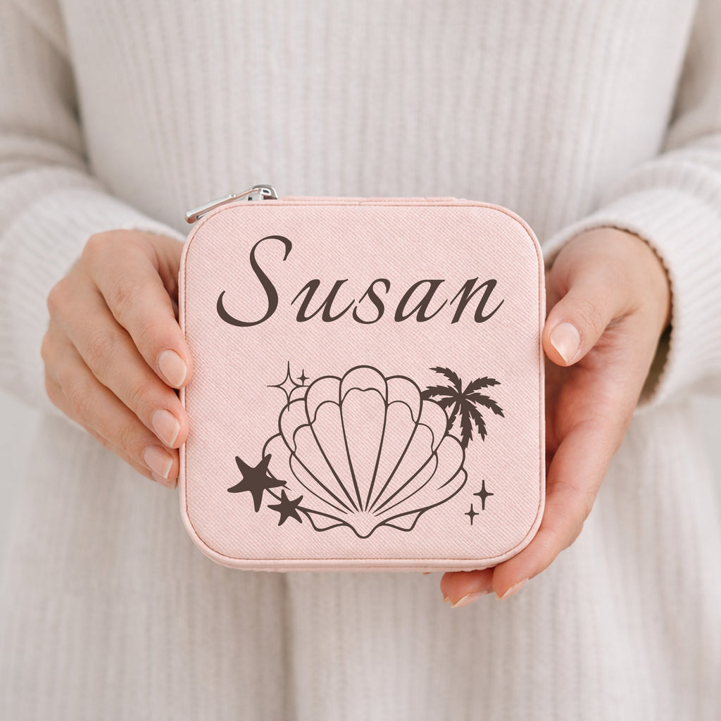 Personalized Ocean Shell Jewelry Box