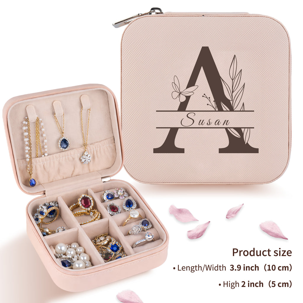 Personalized Initial Jewelry Box