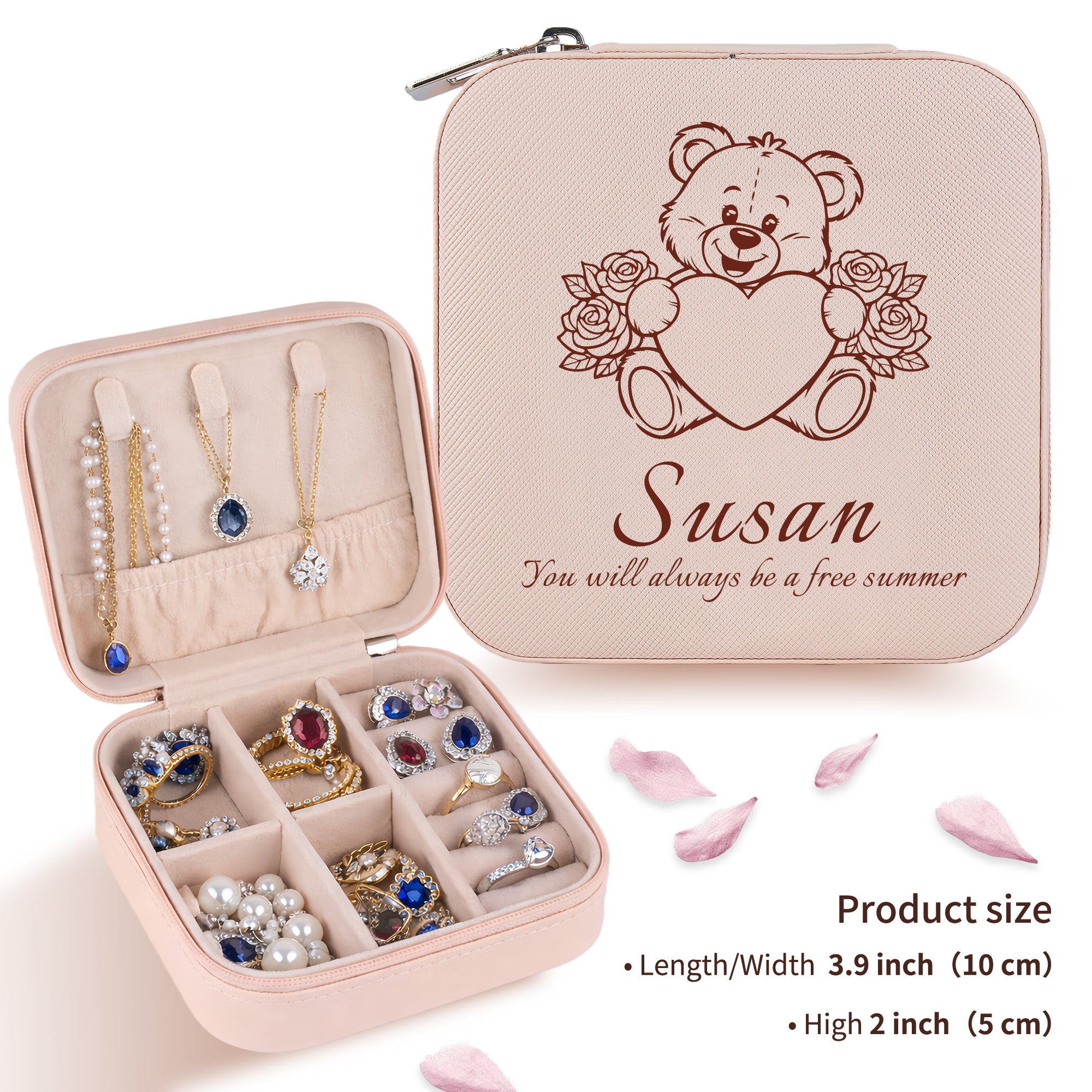 Personalized Teddy Bear Jewelry Box