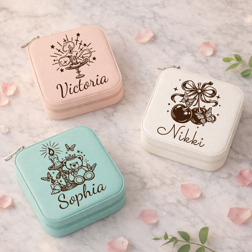 Personalized Vintage Jewelry Box