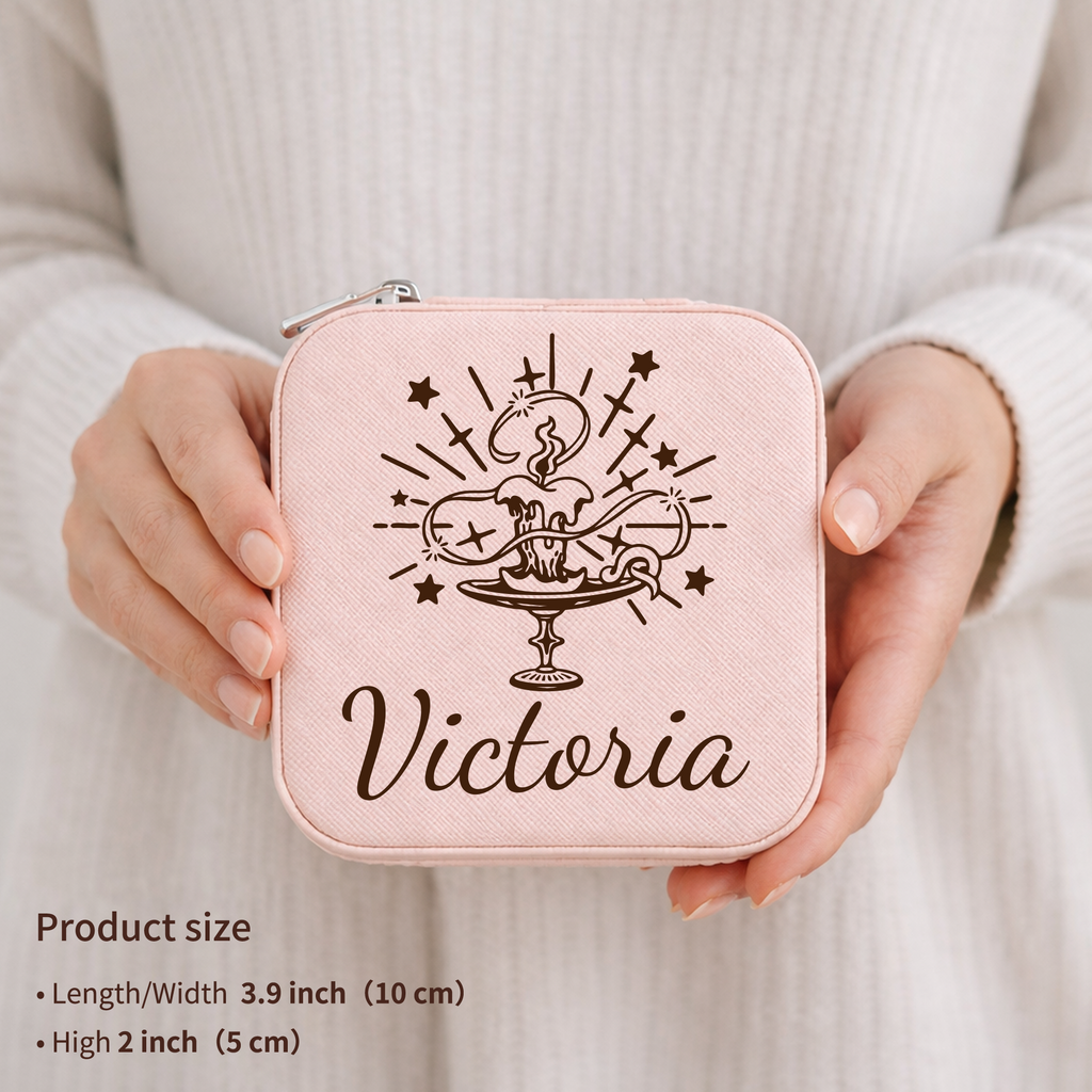 Personalized Vintage Jewelry Box