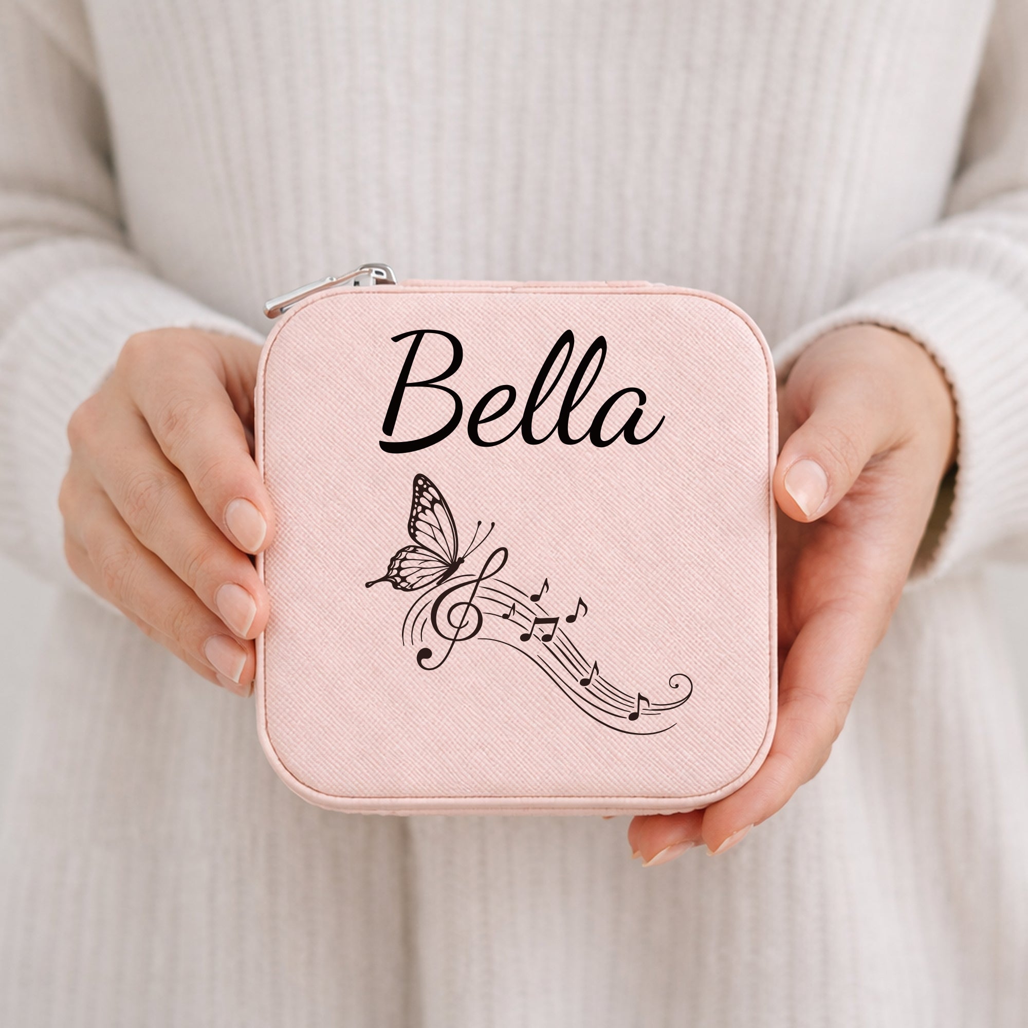 Personalized Musical Symbol Jewelry Box