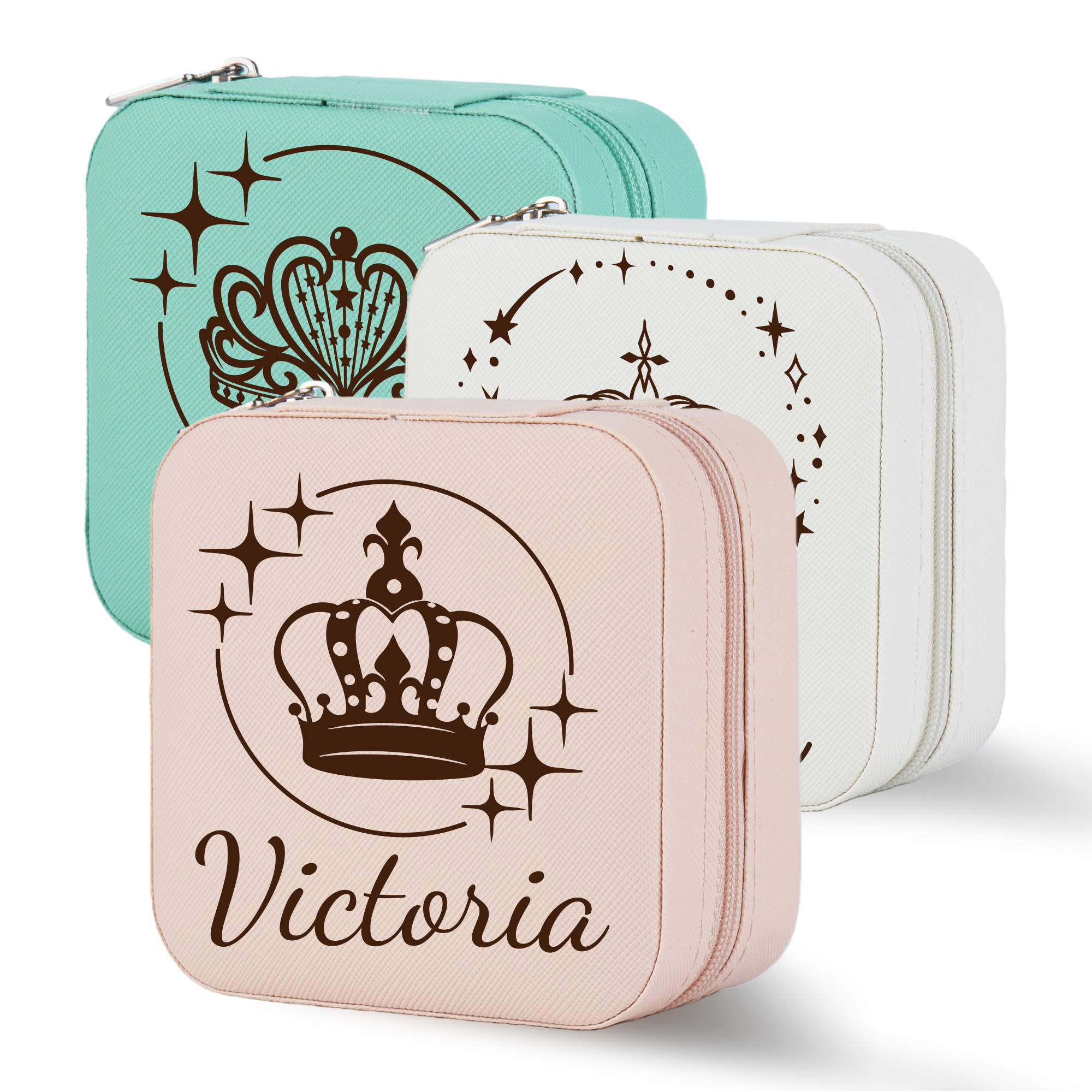 Personalized Crown Jewelry Box
