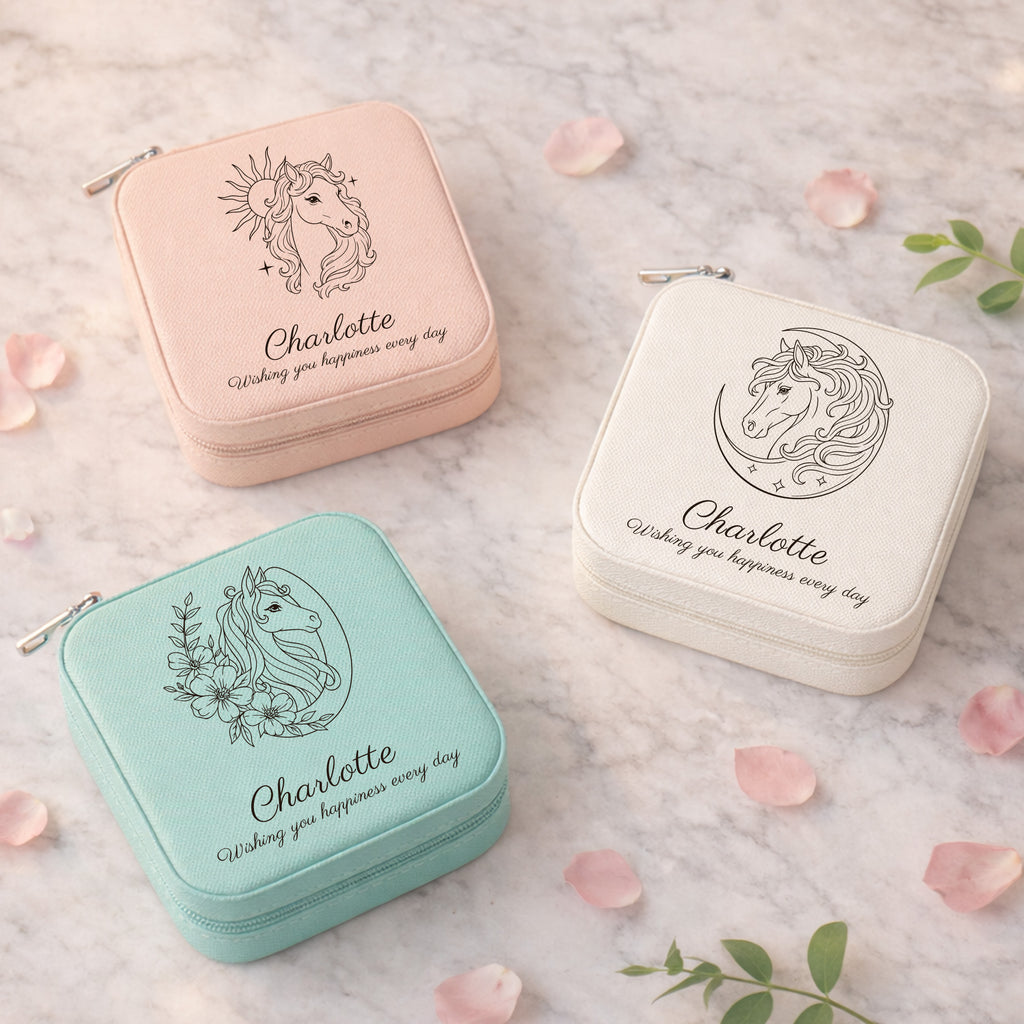 Personalized Horse Jewelry Box