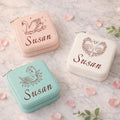 Personalized Swan Jewelry Box
