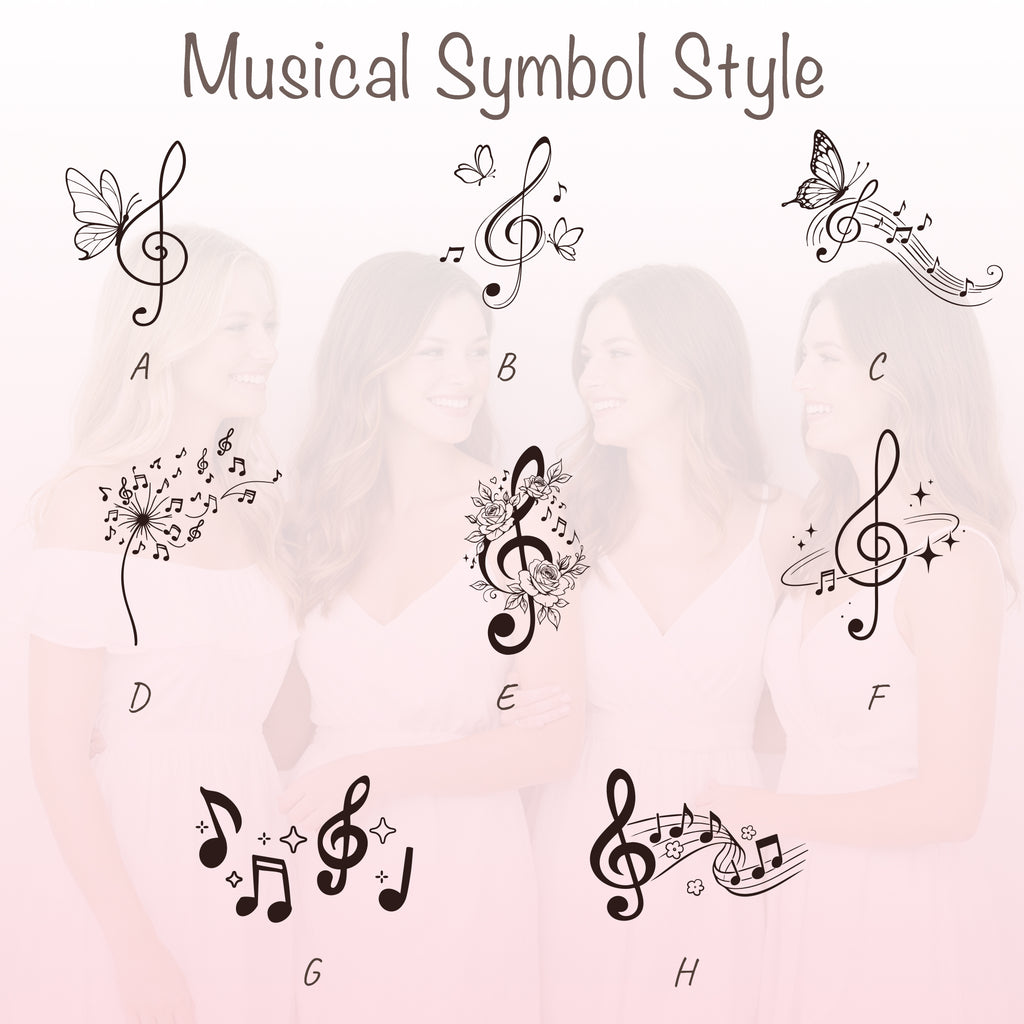 Personalized Musical Symbol Jewelry Box