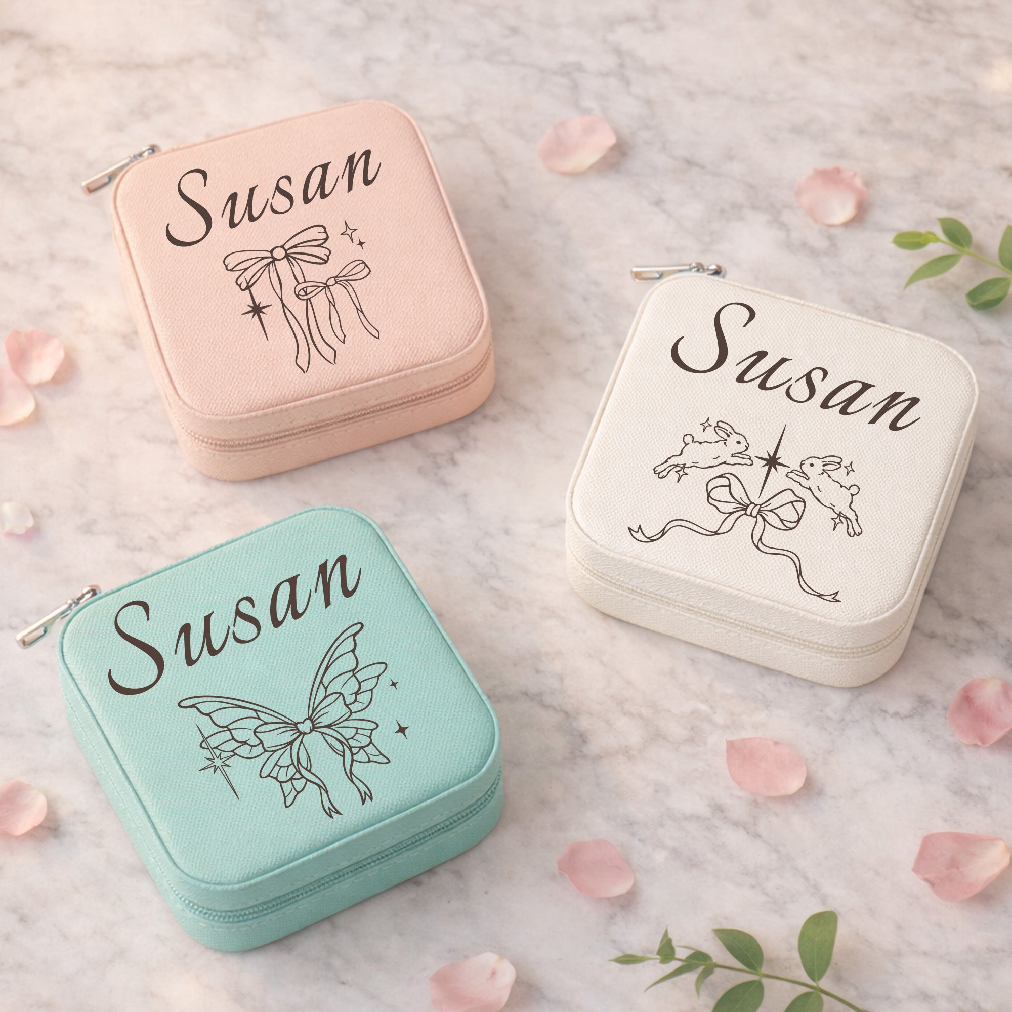 Personalized Bow Tie Jewelry Box