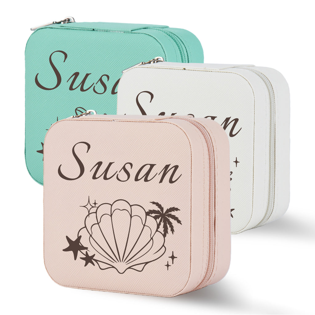 Personalized Ocean Shell Jewelry Box