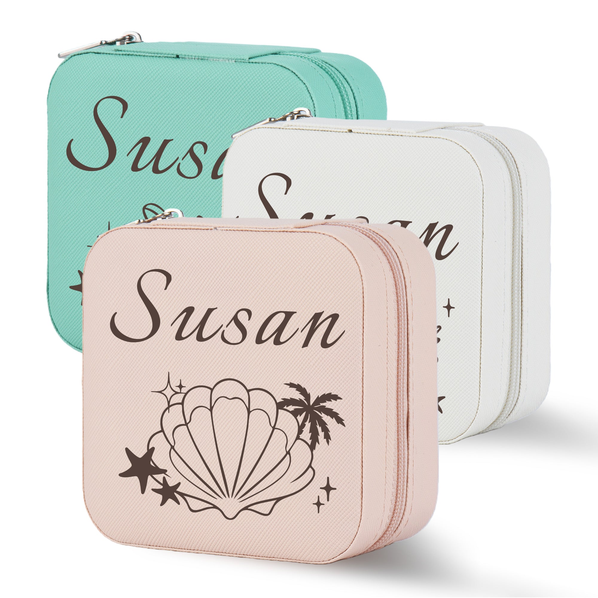 Personalized Ocean Shell Jewelry Box