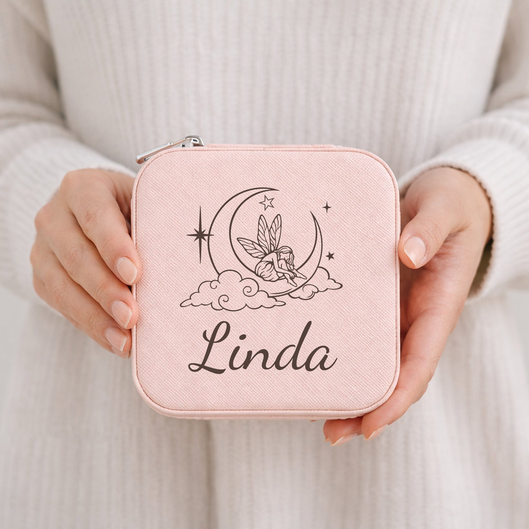Personalized Moon Jewelry Box