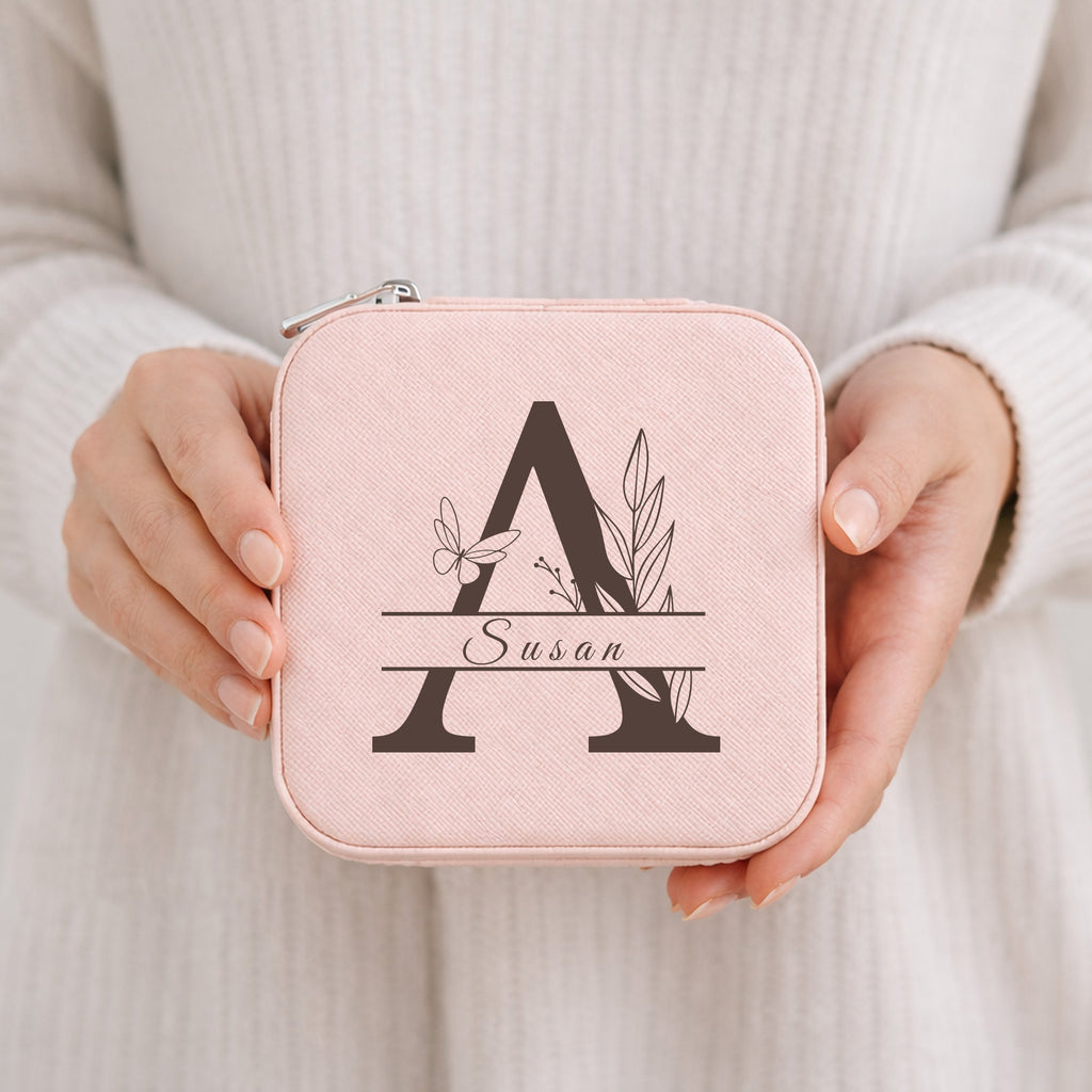 Personalized Initial Jewelry Box