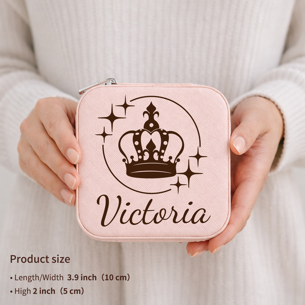 Personalized Crown Jewelry Box