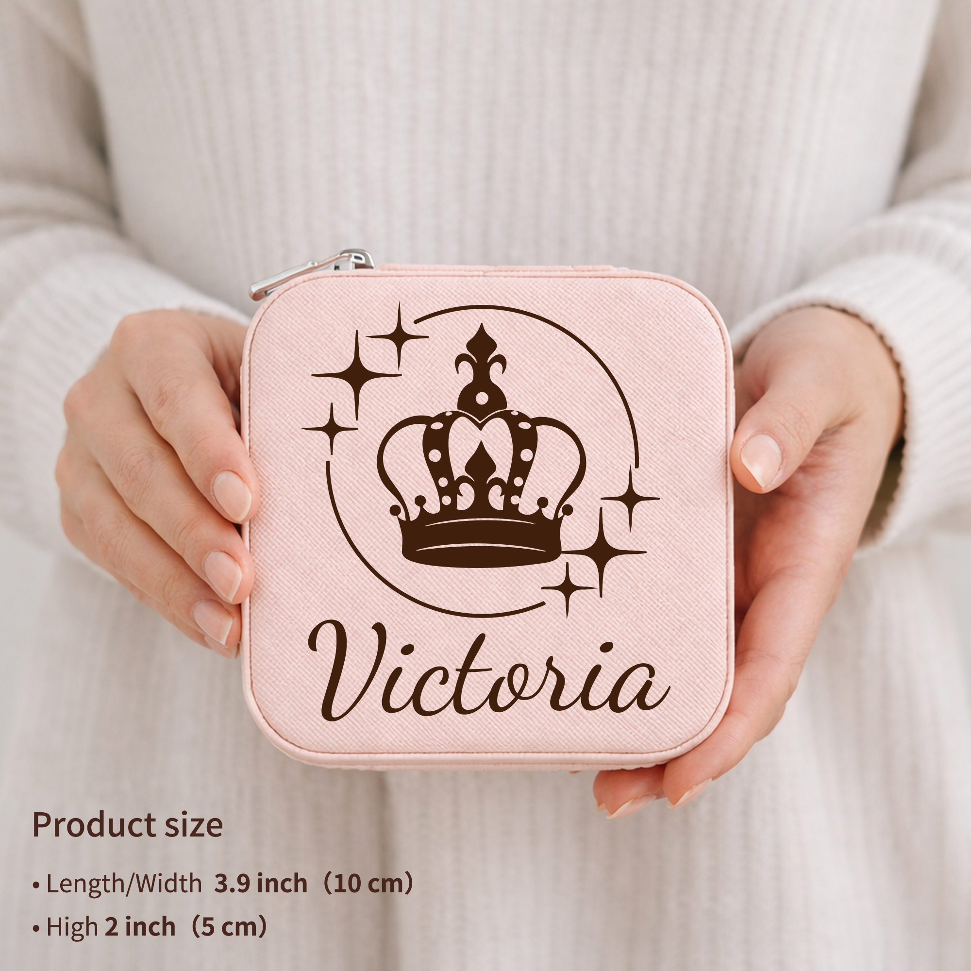 Personalized Crown Jewelry Box