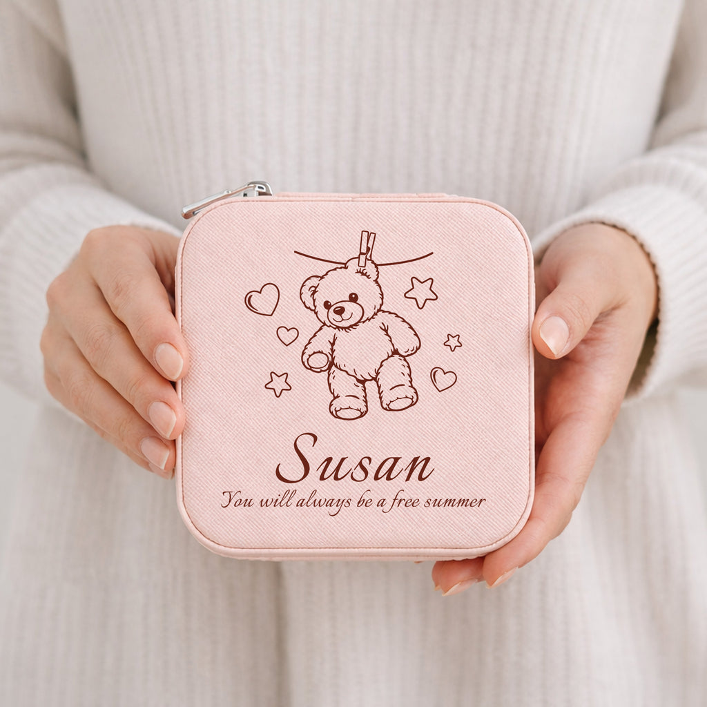 Personalized Teddy Bear Jewelry Box