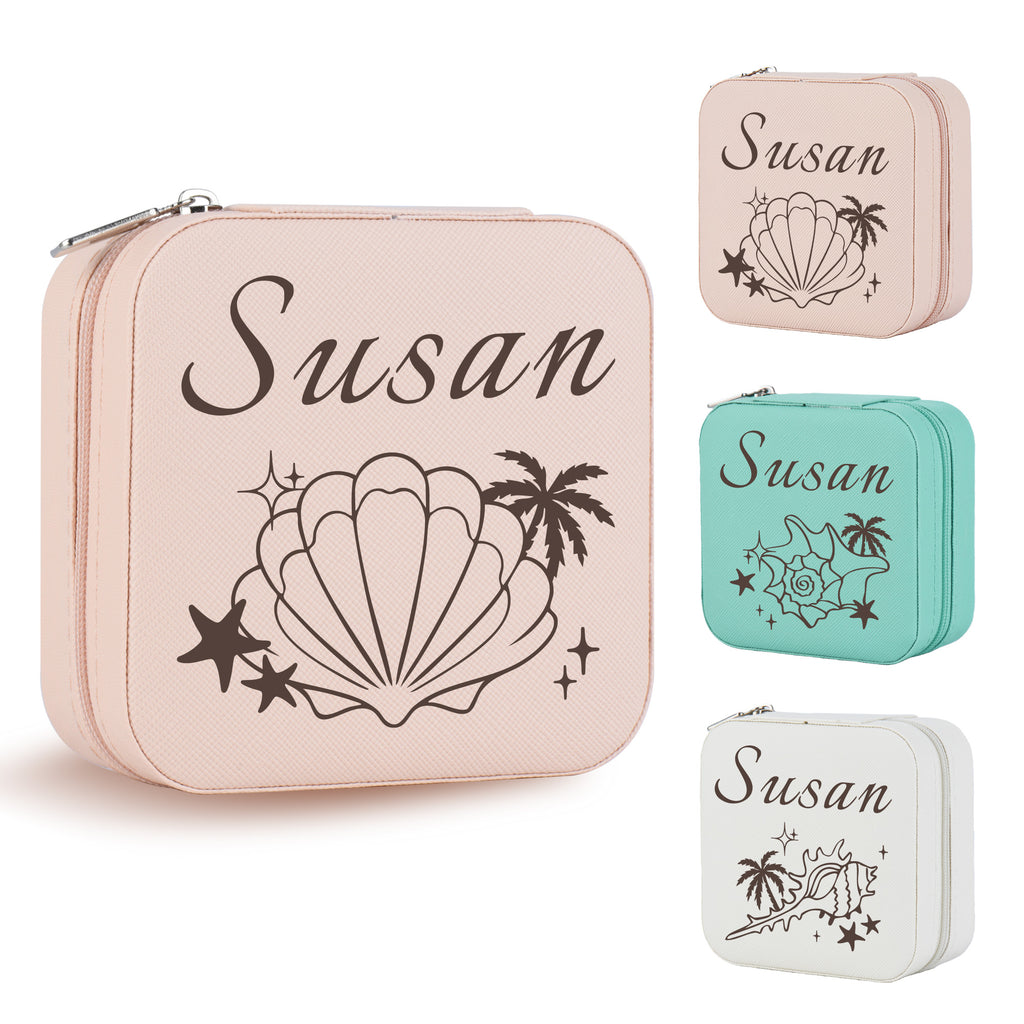 Personalized Ocean Shell Jewelry Box