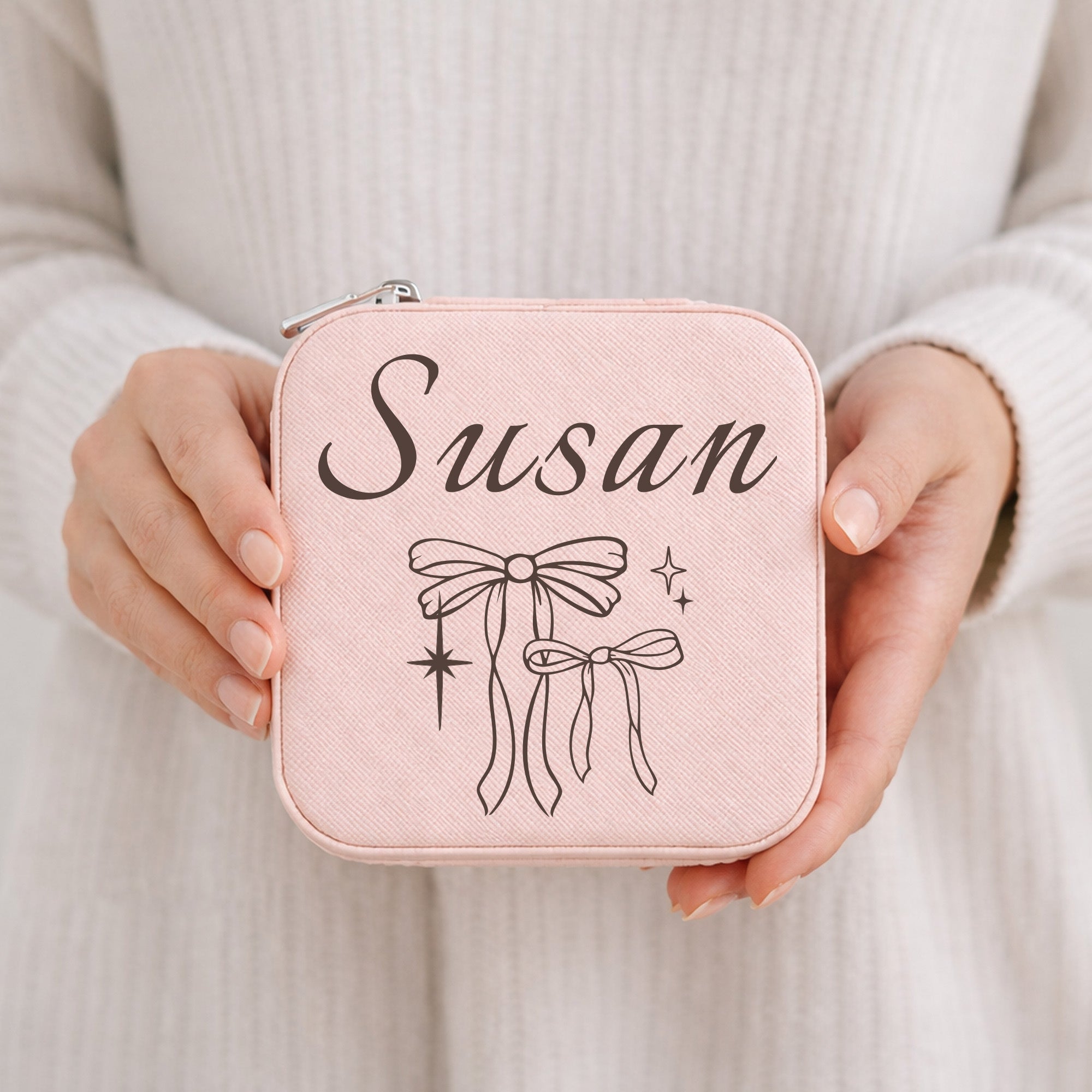 Personalized Bow Tie Jewelry Box