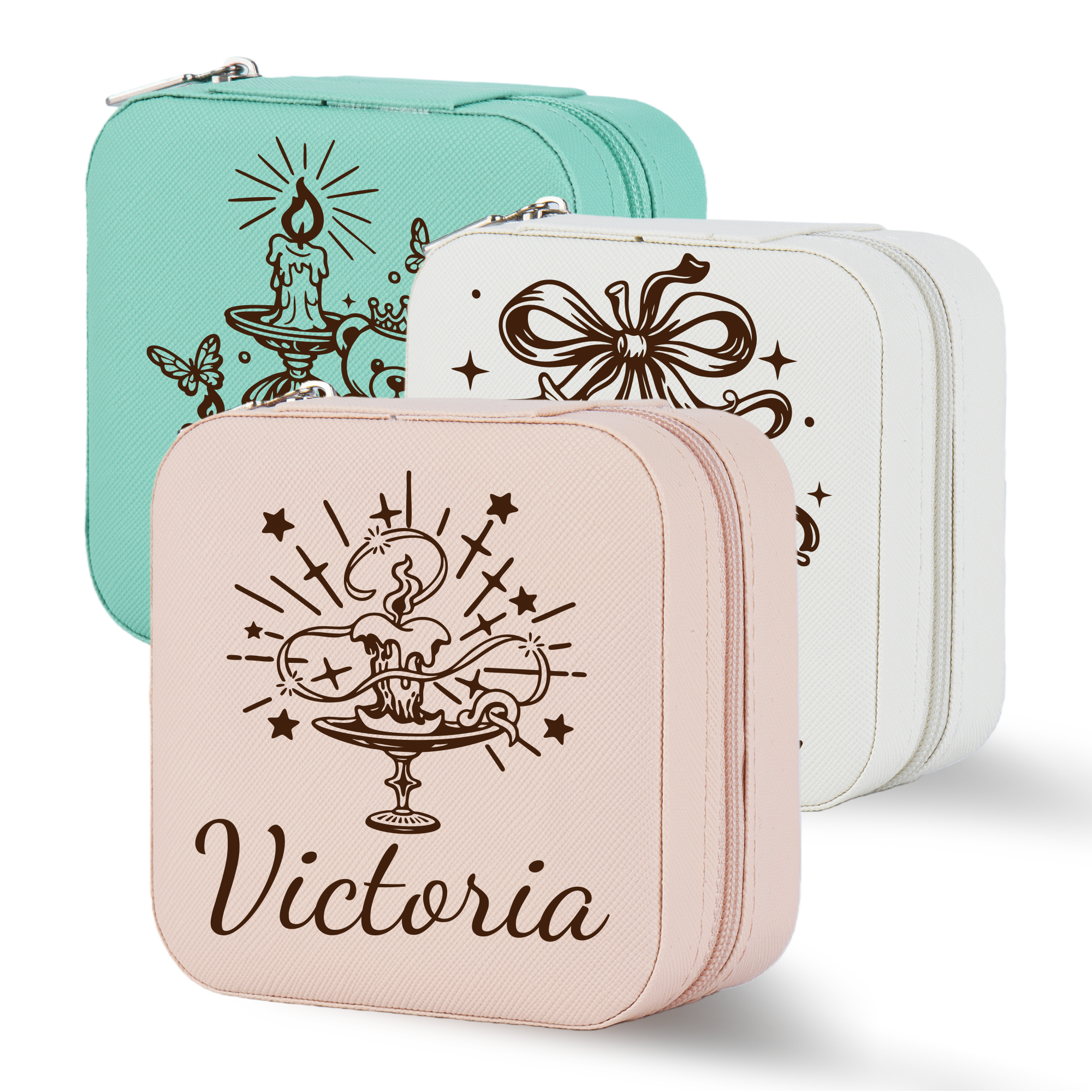 Personalized Vintage Jewelry Box