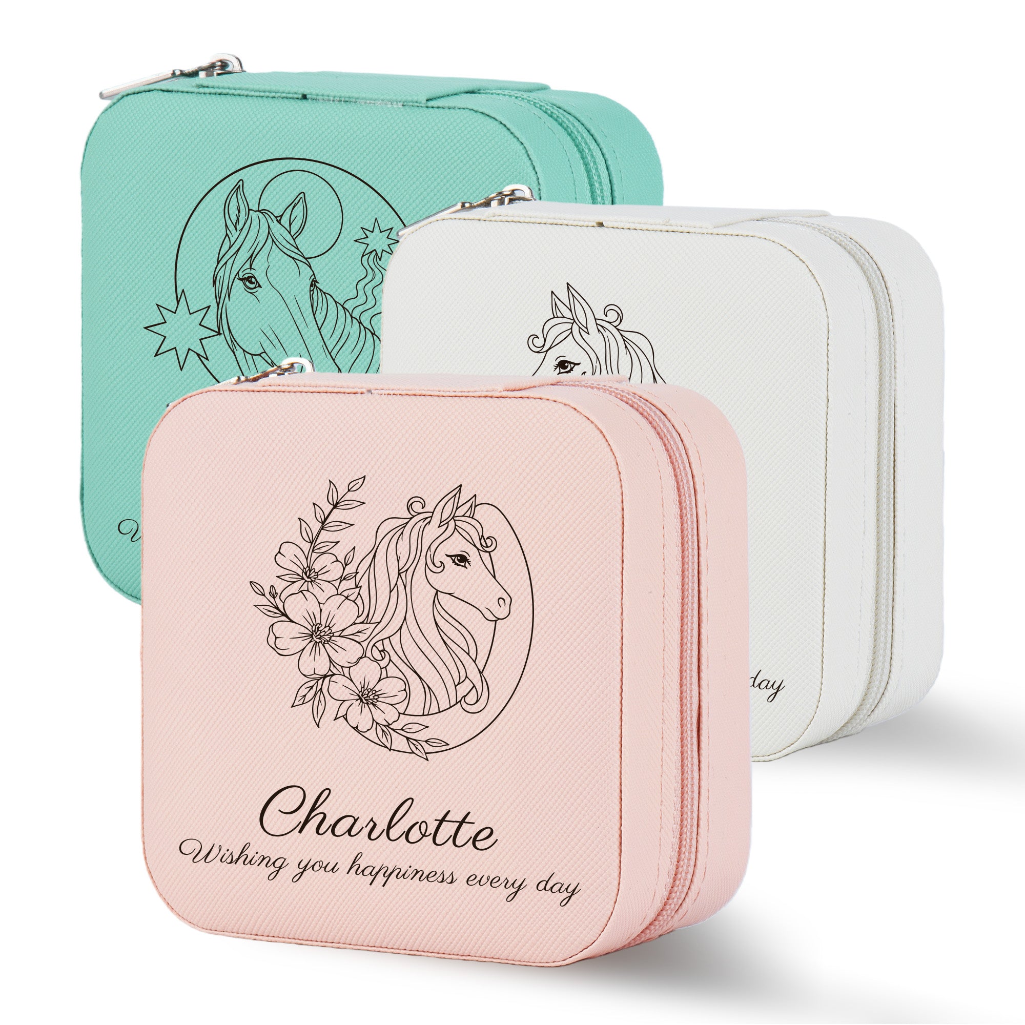 Personalized Horse Jewelry Box