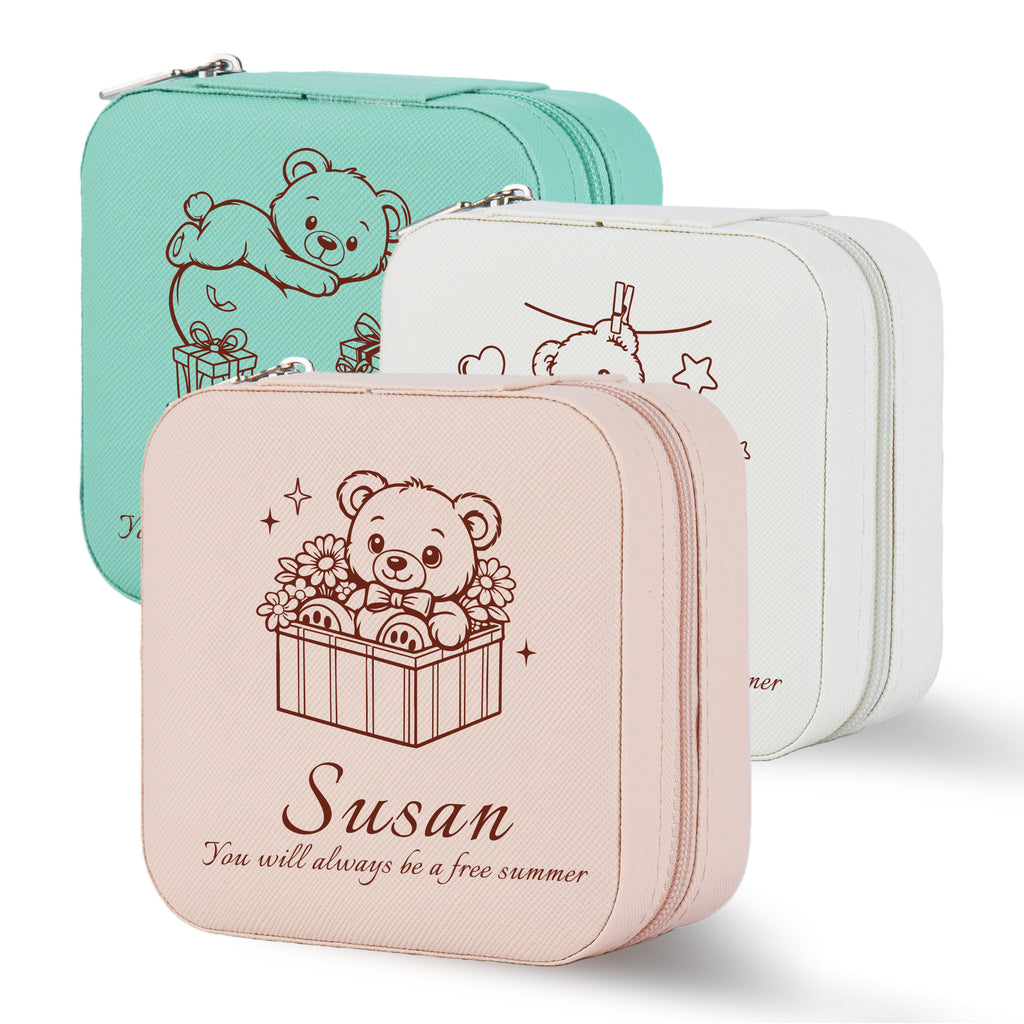 Personalized Teddy Bear Jewelry Box