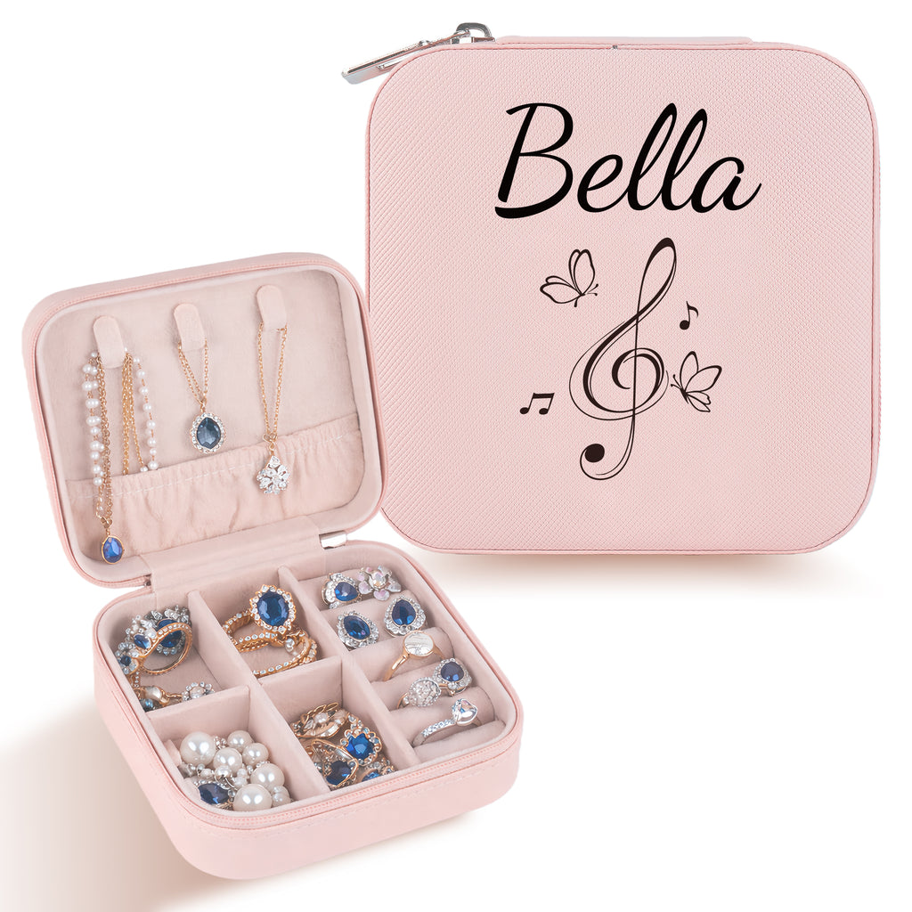 Personalized Musical Symbol Jewelry Box