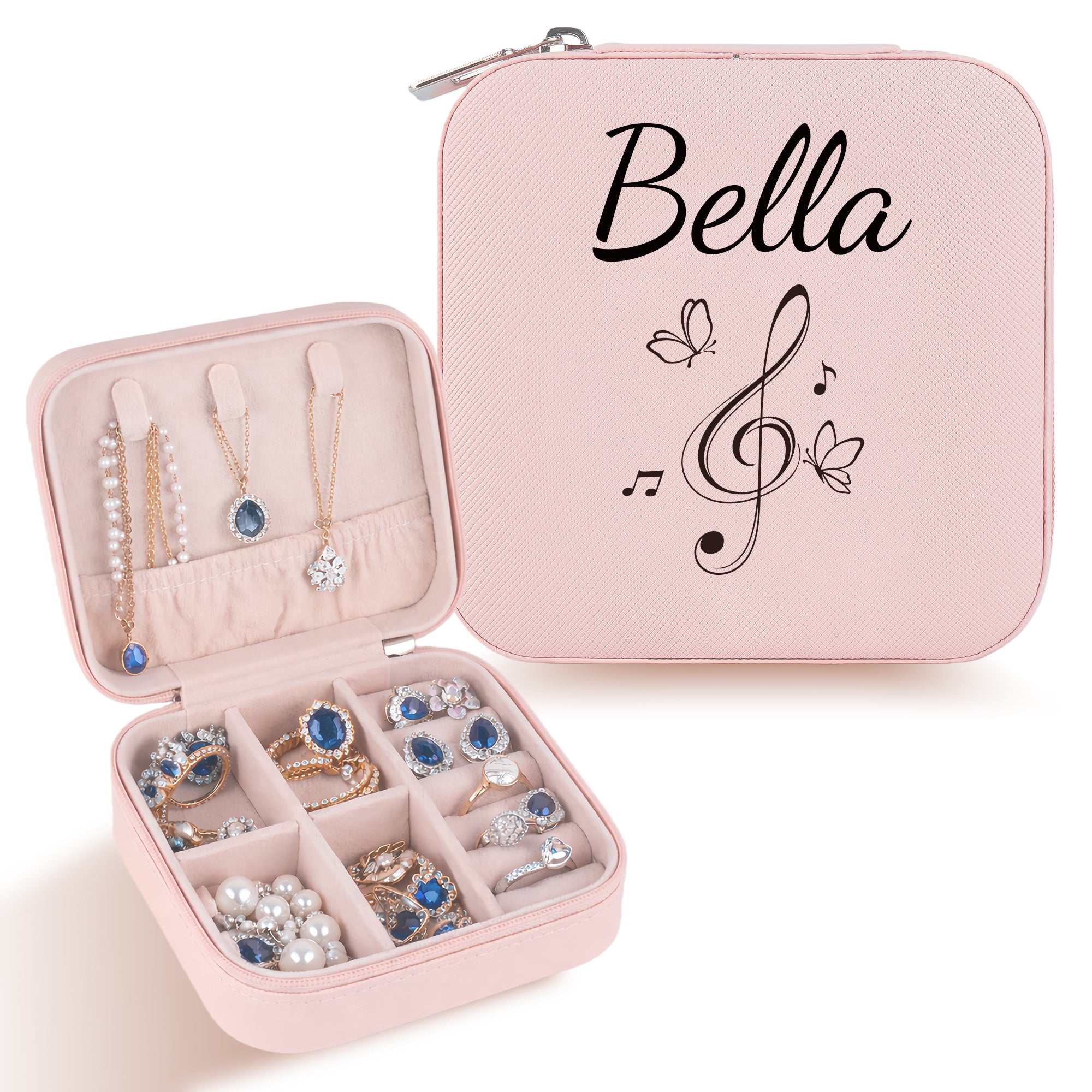 Personalized Musical Symbol Jewelry Box