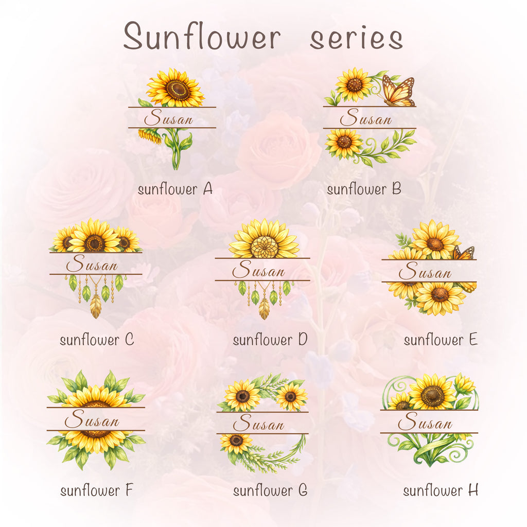 Personalized Sunflower Jewelry Box for Her